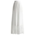 thumbnail image 1 of Vjnyvs Womens Lace Half Slip Long Underskirt High Waist Lace Long Skirt Petticoat Slip Skirt Under Dresses Extender Maxi Long Skirt Dress, 1 of 7