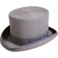 thumbnail image 1 of Vjnyvs Wool Top Hat for Men, Magician Hat, Formal Tuxedo Hat, Mens Tophat Christmas Cap, Victorian Topper Hats Gentlemen Hat Jazz Cap, 1 of 7
