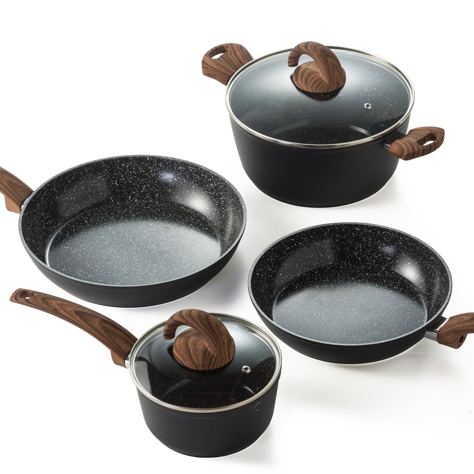Vkoocy vkoocy pot and pan set with removable handle, nonstick
