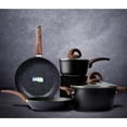 Vkoocy Ceramic Cookware Set Pots and Pans Set Non Stick, Induction