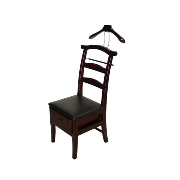 Vl16142 Manchester Chair Valet Mahogany Finish