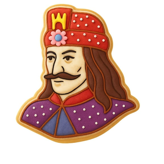 Vlad III Drculea Cookie Cutter - 4x3.4" Premium Vampire Baking Fun