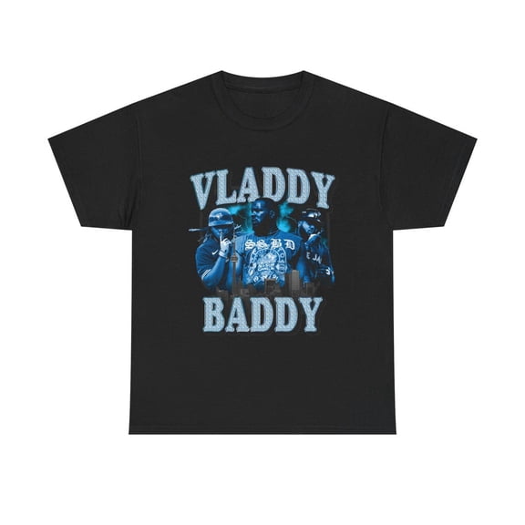 Vladdy Baddy Vintage Baseball Graphic T-Shirt, Retro Toronto-Inspired Fan Tee
