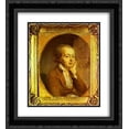 thumbnail image 1 of Vladimir Borovikovsky 2x Matted 20x22 Black Ornate Framed Art Print 'Portrait of the Artist Dmitry Levitzky', 1 of 2