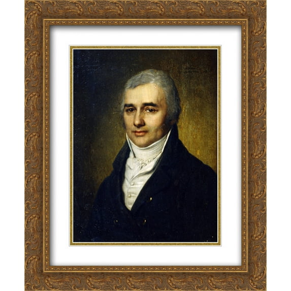 Vladimir Borovikovsky 2x Matted 20x24 Gold Ornate Framed Art Print 'Portrait of?Count?Razumovsky'
