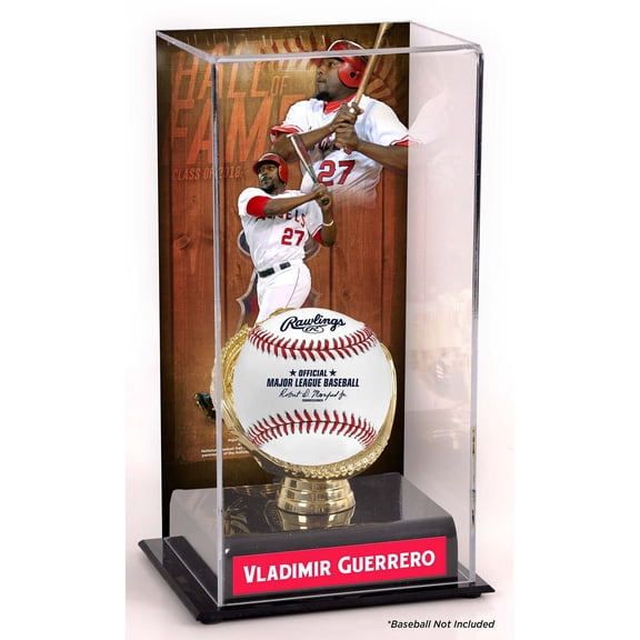 Vladimir Guerrero Anaheim Angels Hall of Fame Sublimated Display Case with Image
