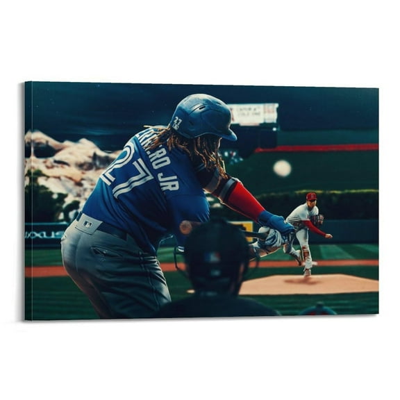 Vladimir Guerrero Jr Sports Poster Poster Album Cover Posters for Bedroom Wall Art Canvas Posters Music Album Cover Poster
