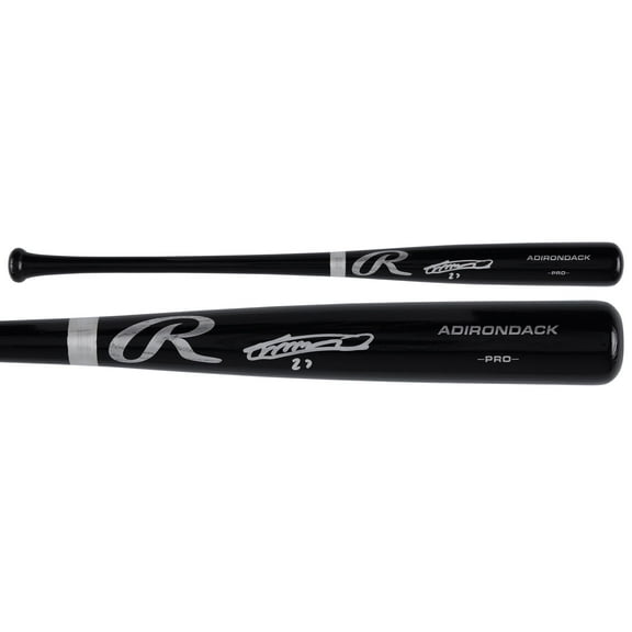 Vladimir Guerrero Jr. Toronto Blue Jays Autographed Black Rawlings Pro Bat - Fanatics Authentic Certified