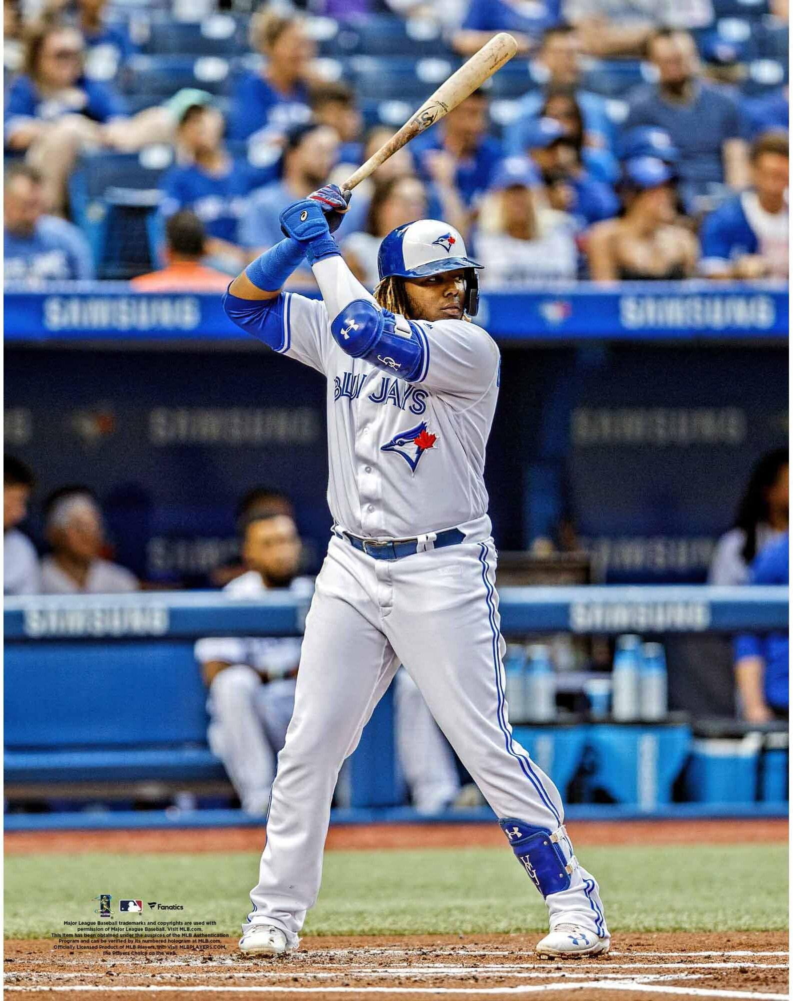 Vladimir Guerrero Jr. Toronto Blue Jays Unsigned Batting Stance vs. New