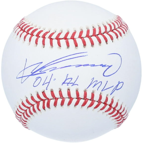 Vladimir Guerrero Los Angeles Angels Autographed Baseball with "04 AL MVP" Inscription - Fanatics Authentic Certified