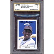 Vladimir Guerrero Rookie Card 1995 Old Judge #12 Mintgrading 10