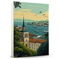 thumbnail image 1 of Vladivostok Travel Canvas, Vintage City Canvas Russia Canvas Wall Art, Vladivostok Canvas Colorful, Russia Picture Canvas - 104AZ1457, 1 of 2