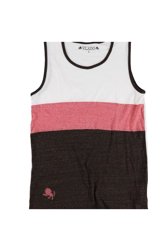 Mens Colorblock Tank Top, Multicoloured, Small