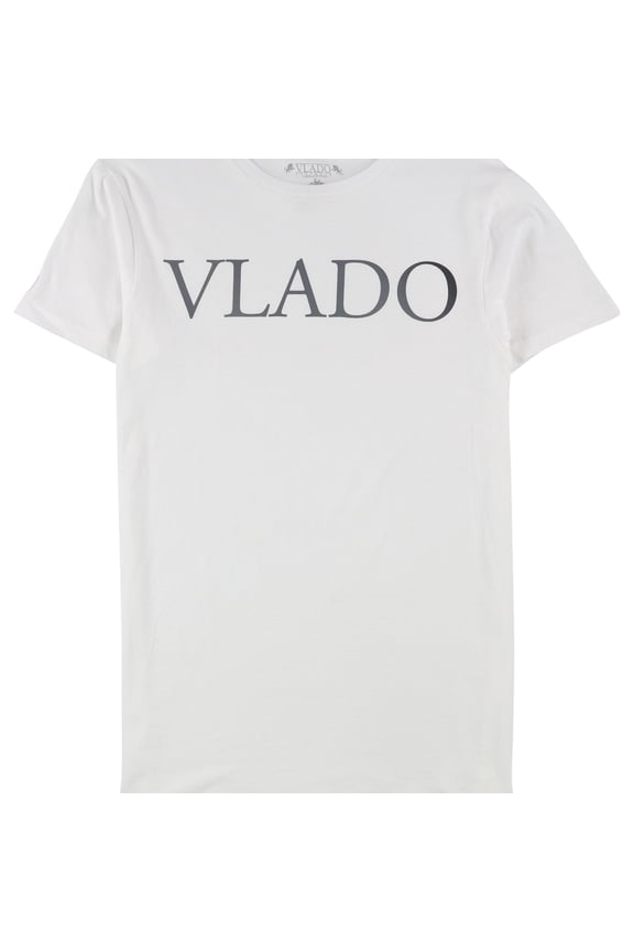 Mens Logo Graphic T-Shirt, White, Medium
