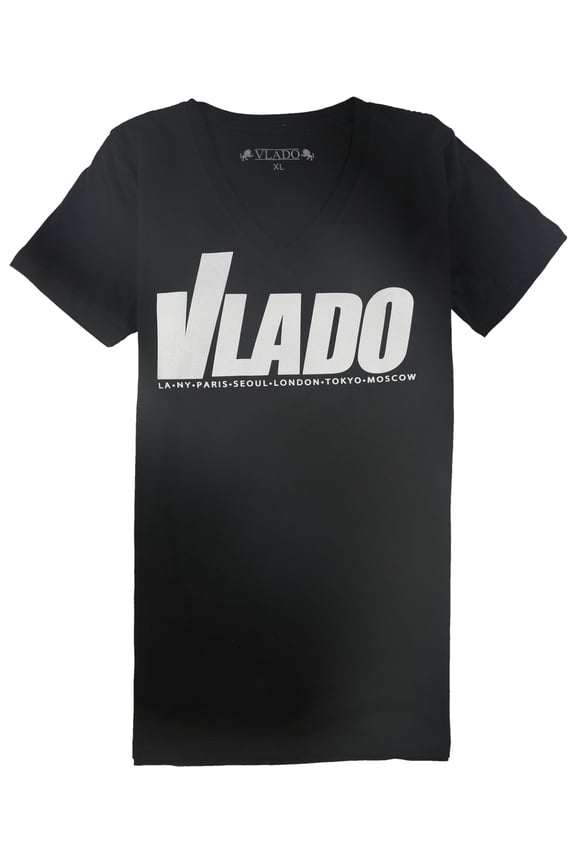 Womens Big Logo Graphic T-Shirt, Black, Large