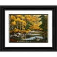 thumbnail image 1 of Vlagyislav, Najgyonov 18x14 Black Ornate Wood Framed with Double Matting Museum Art Print Titled - Prishla Oseny, 1 of 4