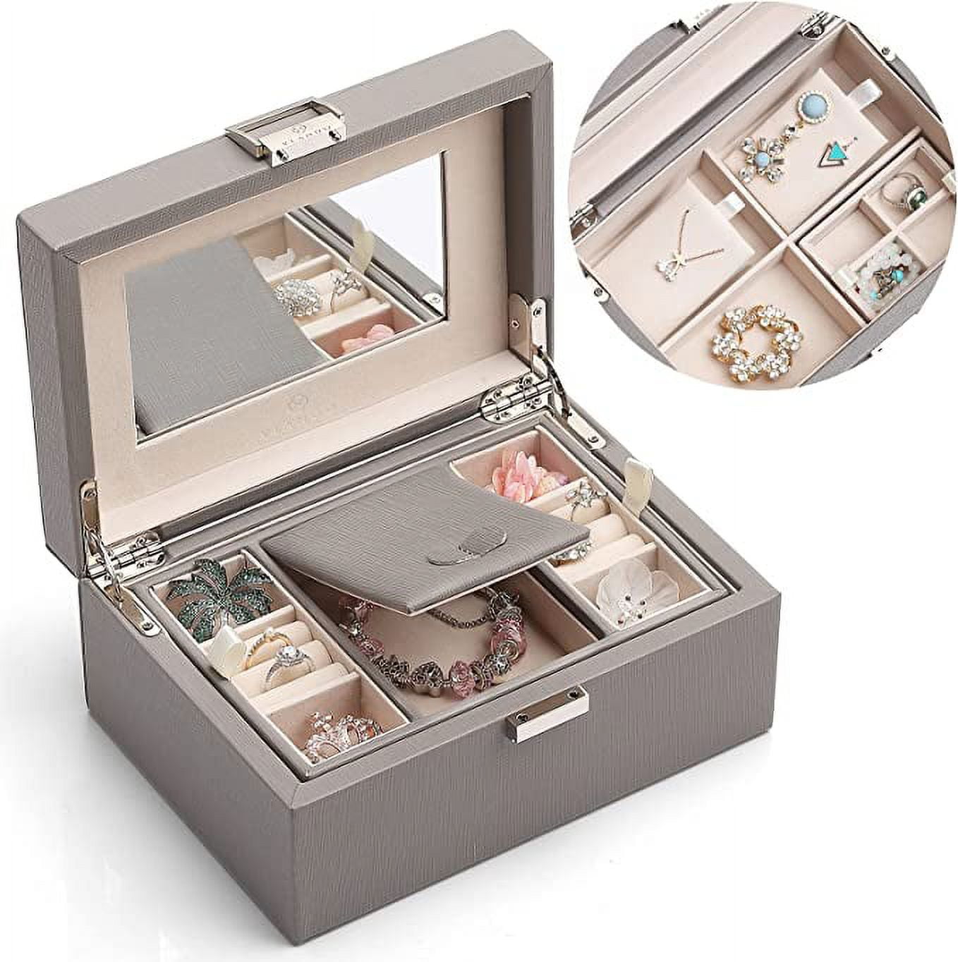 Louis Vuitton Jewelry case Brown Cloth ref.262326 - Joli Closet