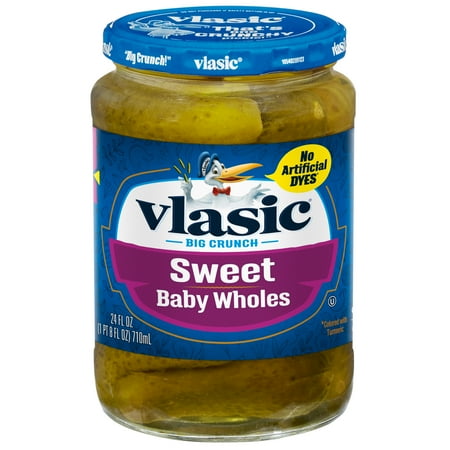 Vlasic Sweet Baby Whole Pickles, 24 fl. oz.
