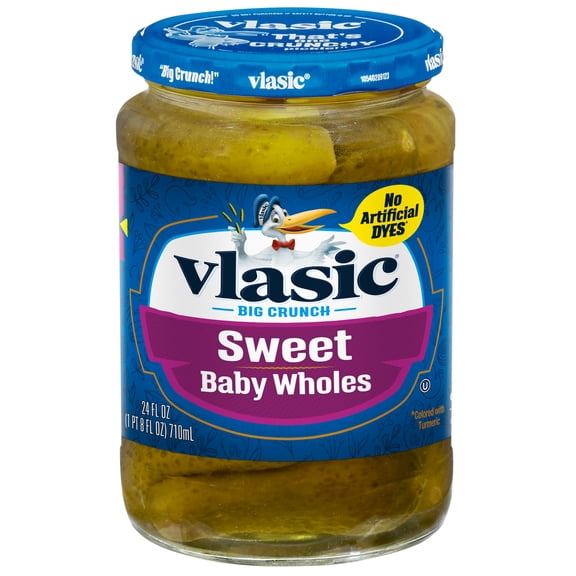 Vlasic Sweet Baby Whole Pickles, 24 fl. oz.