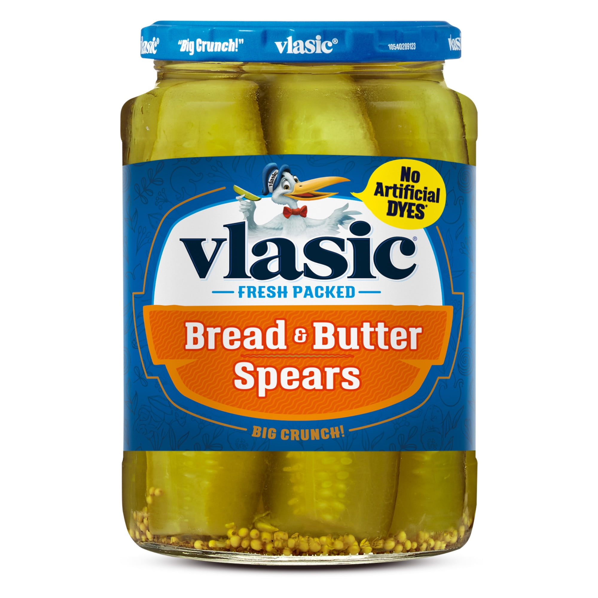 Vlasic Bread & Butter Pickle Spears, Keto Friendly, 24 fl. oz.