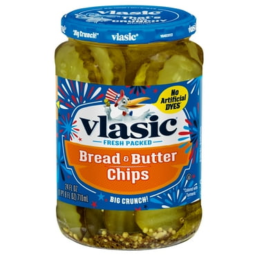 Vlasic Bread & butter Pickle Chips, Keto Friendly, 24 fl. oz.