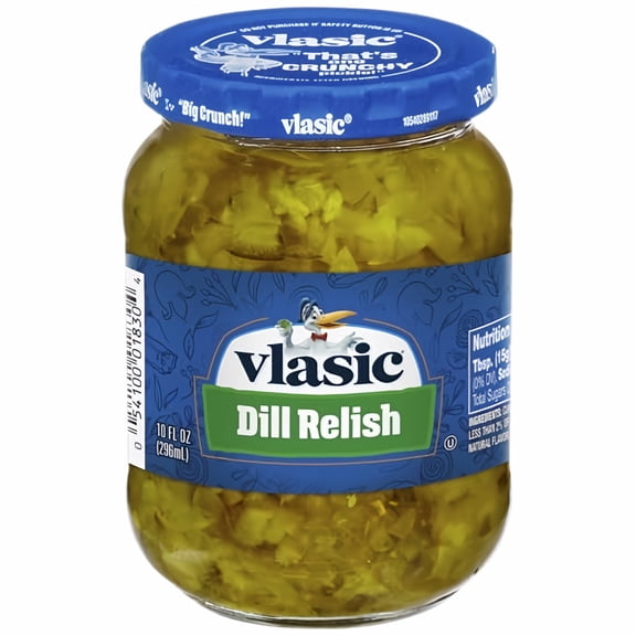 Vlasic Dill Relish 10 oz (Pack of 4)