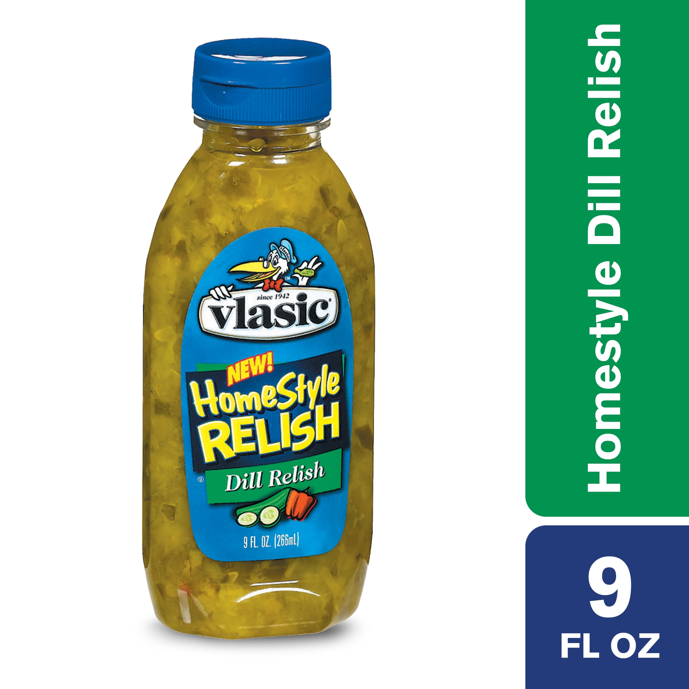 Vlasic Homestyle Dill Relish, Keto Friendly, 9 FL OZ