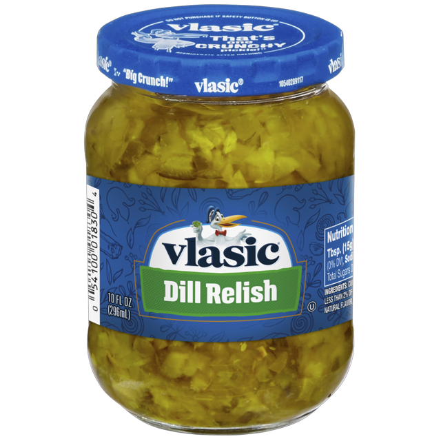 Vlasic Kosher Dill Pickle Relish Dill Relish, 10 Oz