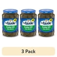 (3 pack) Vlasic Kosher Dill Pickles, Dill Baby Whole Pickles, 24 fl oz