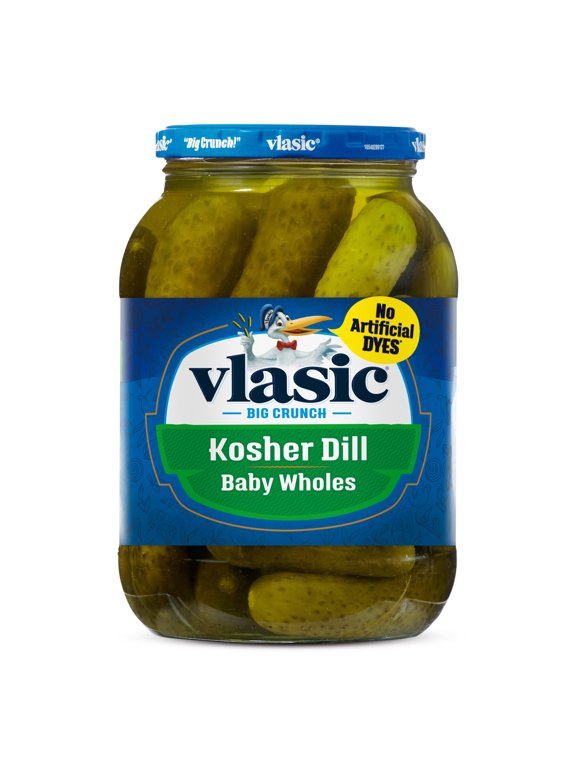 Kosher Dill Baby Whole Pickles, Keto Friendly, 46 fl. oz.