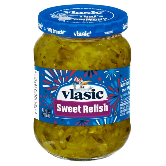 Vlasic Sweet Relish, Keto Friendly, 10 fl. oz.