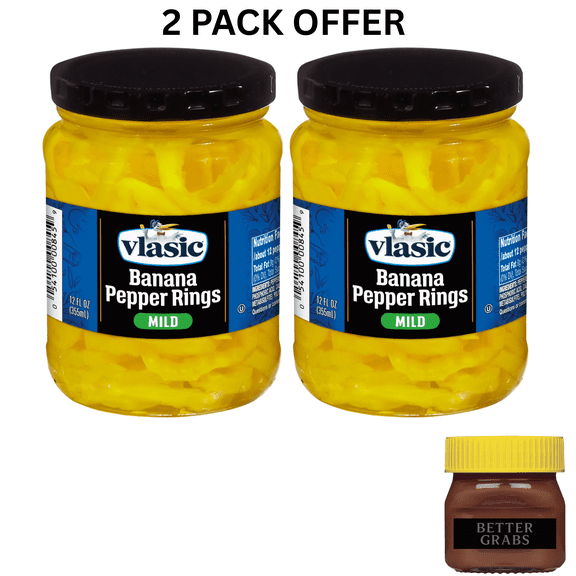 Vlasic Mild Banana Pepper Rings, Keto Friendly