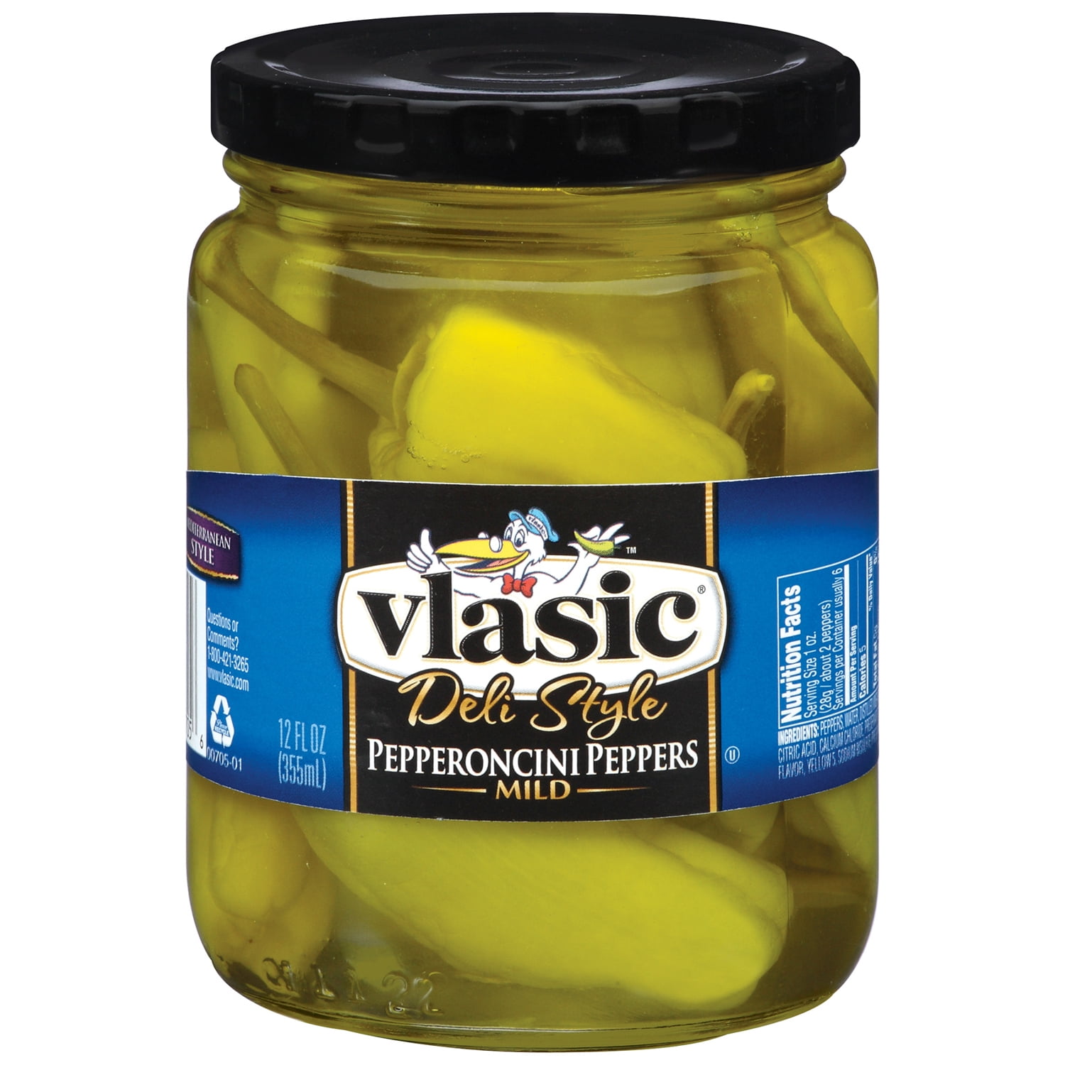 Vlasic Mild Pepperoncini Peppers 12 oz