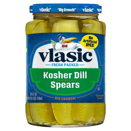 Vlasic Pickle Spears Kosher Dill 24 oz