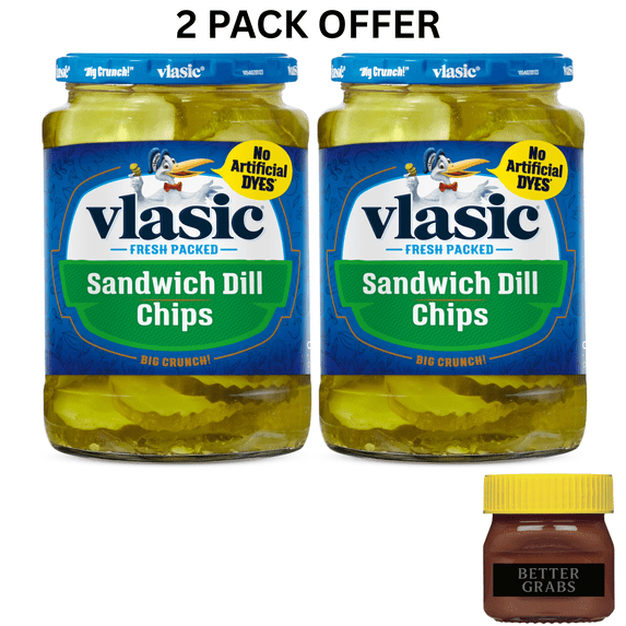 Vlasic Sandwich Dill Pickle Chips, Keto Friendly