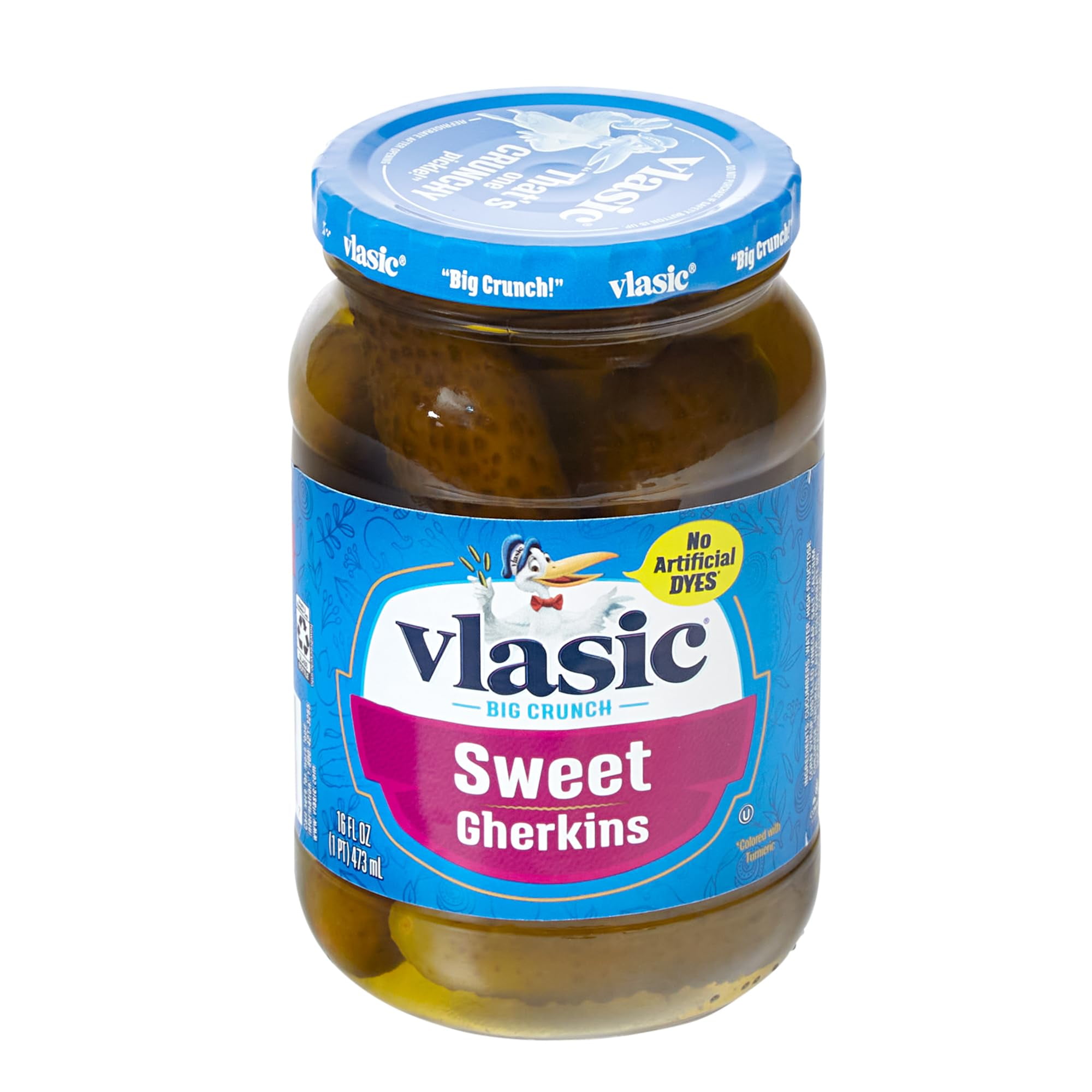 Vlasic Sweet Gherkin Pickles, 16 Fl Oz