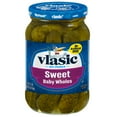thumbnail image 1 of Vlasic Sweet Whole Baby Pickles 16 fl oz - Pack of 2, 1 of 2