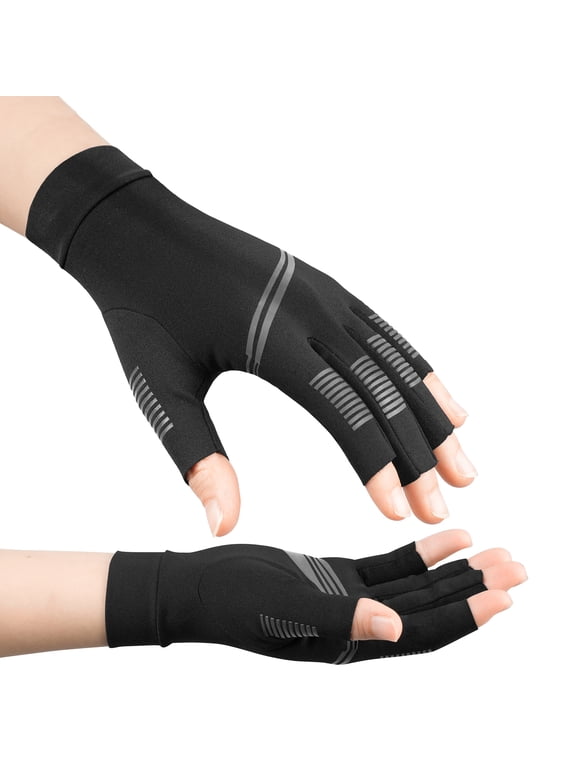 Arthritis Gloves for Women for Pain,All-Around Compression Gloves for Men,Finger extension with Anti-Slip Grip,Support Gloves for Pain Relief,Carpal Tunnel(S 1Pair)