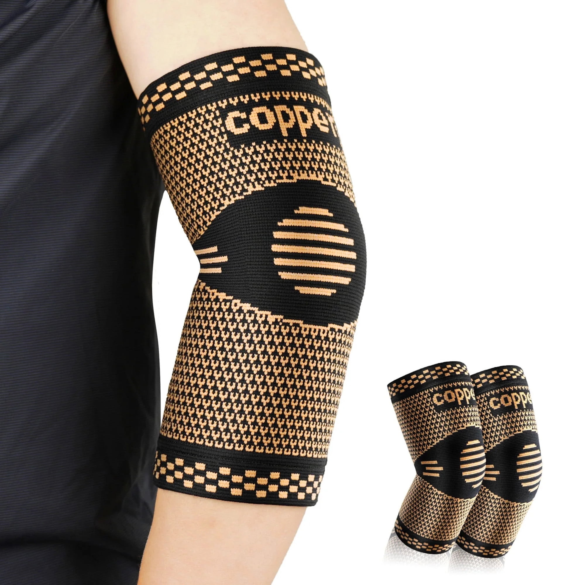 Vlela Copper Elbow Braces Elbow Supports Tennis Elbow Braces for Women