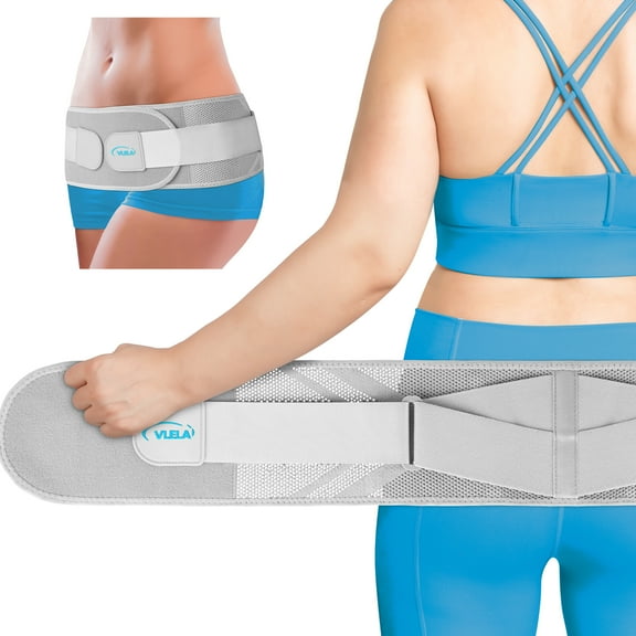 Vlela Sciatica Belt Sacroiliac Support Belt SI Joint Sacroiliac Belt Hip Support Brace for Women and Men Lower Back Pain Relieve-L