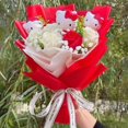 thumbnail image 1 of Vlemua 13.7" Hello Kity Stuffed Animals Flower Bouquet Toys, Hello Kity 50Th Anniversary Commemoration Plush Flower Bouquet, Perfect Valentine's Day Graduation Birthday Gifts for Women （Red）, 1 of 6