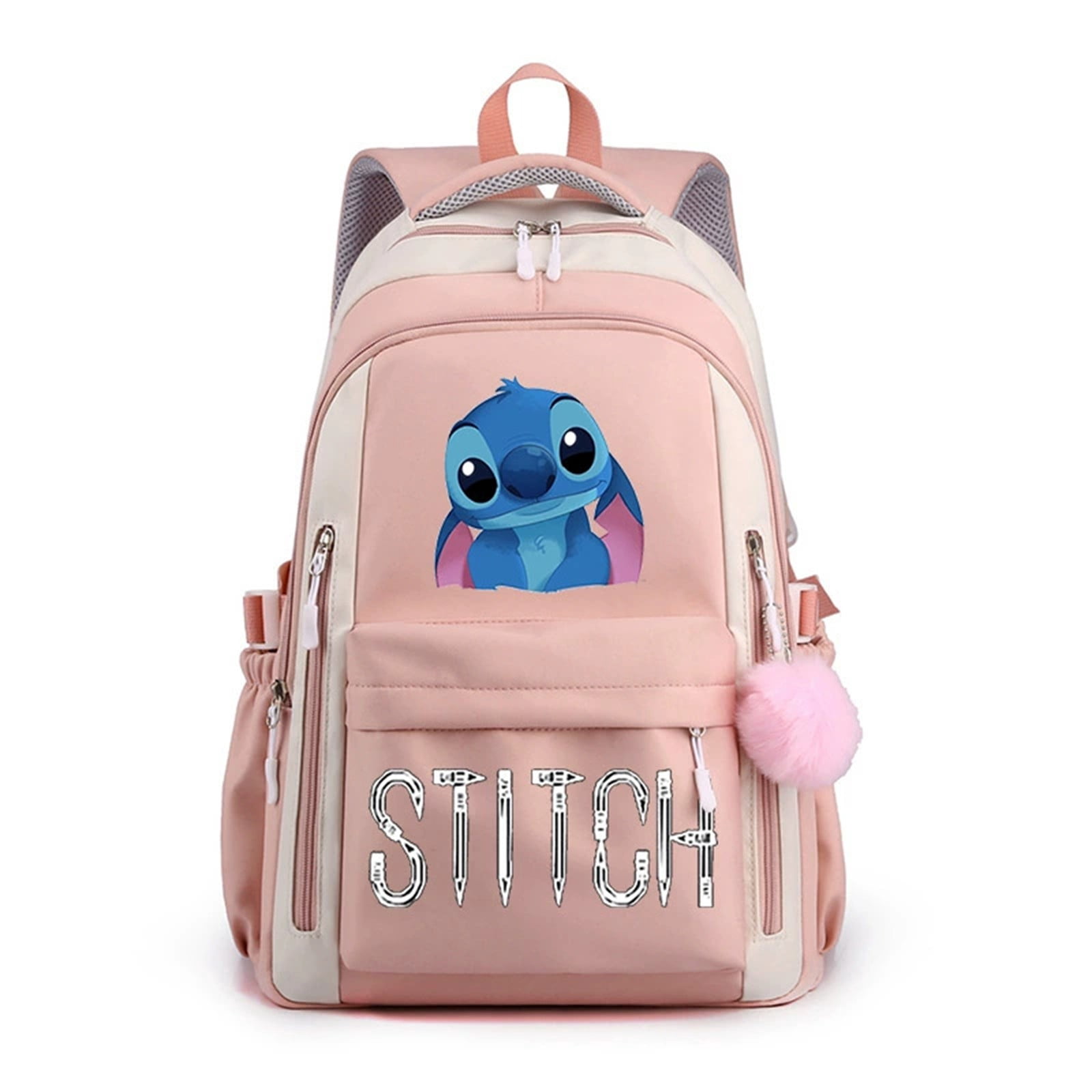 2025 New 17" Stitch Backpack, Back to School Supplies, Stitch Travel Book Bag for Students and Fans