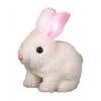 Vlemua 6.1 Inch White Rabbit Interactive Electronic Pet Plush Bunny Toy ...