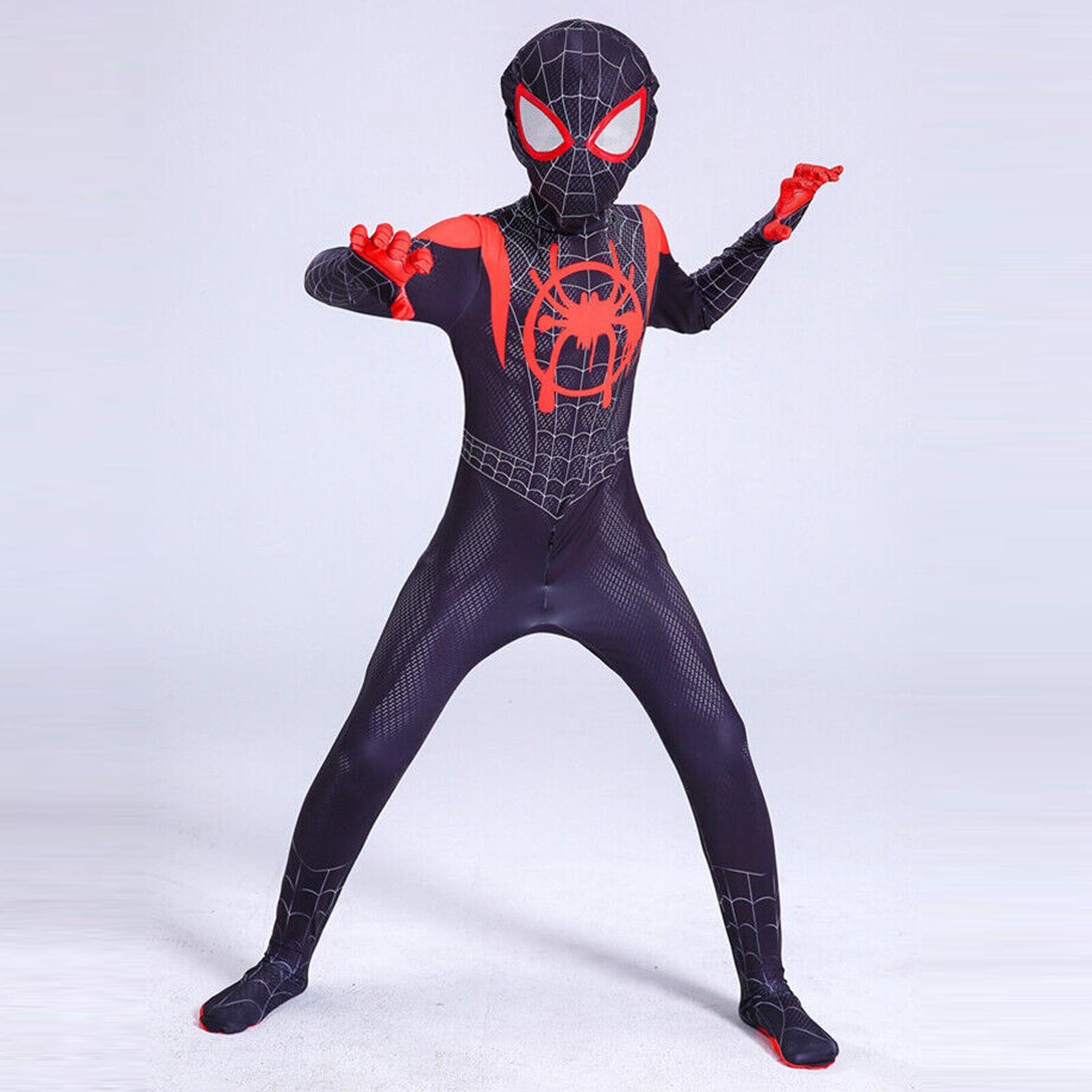 Vlemua Superhero Spider Halloween Costume for Kids Spider Into the