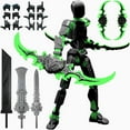 Vlemua T13 (Assembly Completed) 3D Printed Action Figure,Dummy 13 Robot