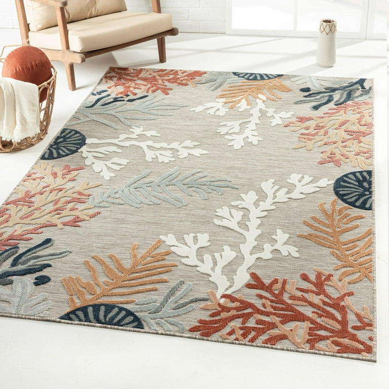 Coral 2024 area rug