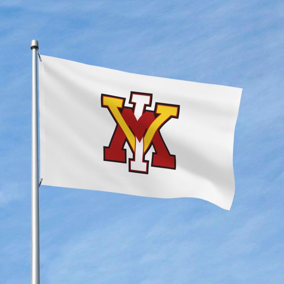 Vmi Keydets 3x5 Ft Flag Double Sided Indoor Outdoor Double Stitched Polyester Flag With 2 Grommets-Both Side Can Be Read