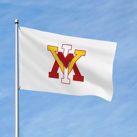 Vmi Keydets 3x5 Ft Flag Double Sided Indoor Outdoor Double Stitched Polyester Flag With 2 Grommets-Both Side Can Be Read
