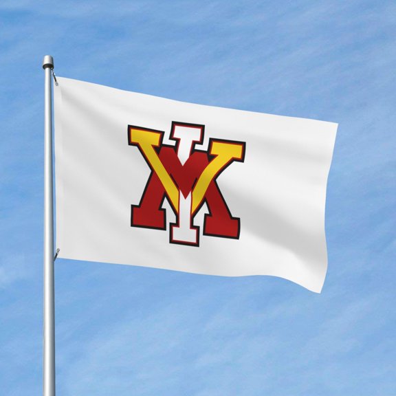 Vmi Keydets 3x5 Ft Flag Double Sided Indoor Outdoor Double Stitched Polyester Flag With 2 Grommets-Both Side Can Be Read