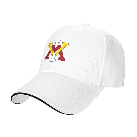 Vmi Keydets Casual Sandwich Baseball Cap Adjustable For Men For Women